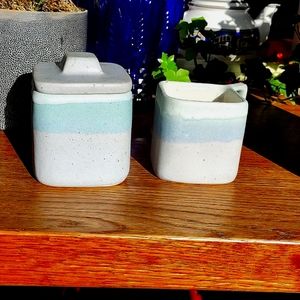 Rodolfo Padilla Mexico Ceramic Cream and Sugar